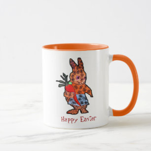 Mug Joyeux Pâques mignon lapin illustration enfants mu