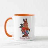 Mug Joyeux Pâques mignon lapin illustration enfants mu (Gauche)