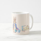 Mug Joyeux Pâques Pierre le lapin lapin de Pâques (Devant droit)