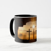 Mug Joyeux Pâques Trois Croix vacances (Devant gauche)