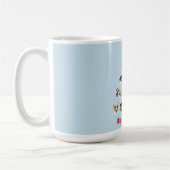 Mug Joyeux Pawlidays Chien arbre de Noël (Gauche)