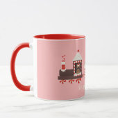 Mug Joyeux Pawlidays Chien Noël Train de vacances (Gauche)