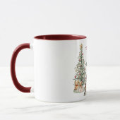 Mug Joyeux Pawlidays Design de Chien - St-Bernard (Gauche)