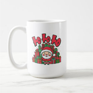 Mug Joyeux Père Noël de dessin animé Noël