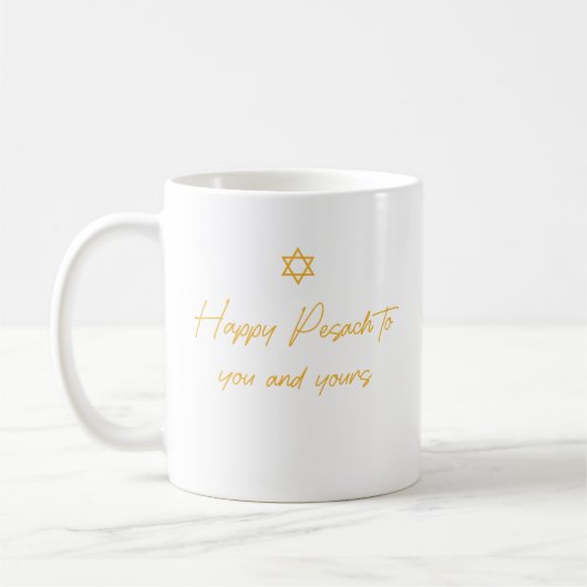Mug Joyeux Pesach À Vous Et À Vos (Gauche)
