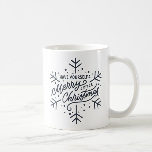 Mug Joyeux petit Noël - Flocon de neige (Droite)