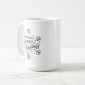 Mug Joyeux petit Noël - Flocon de neige (Devant gauche)
