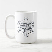 Mug Joyeux petit Noël - Flocon de neige (Gauche)