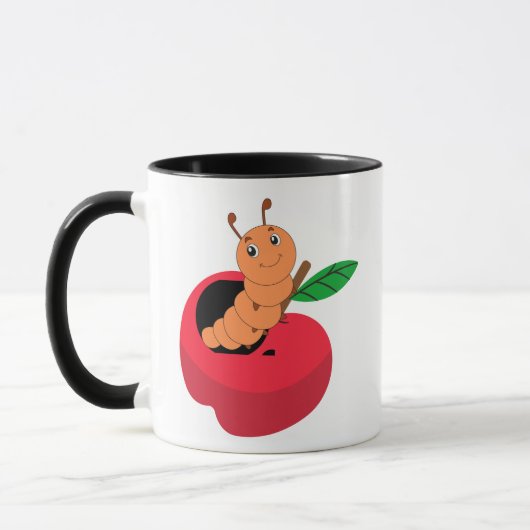Mug joyeux petit ver (Gauche)