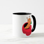 Mug joyeux petit ver (Devant droit)