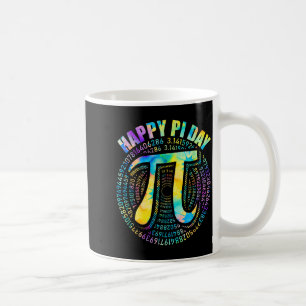Mug Joyeux Pi Day Tie Dye 3,14 Symbole du nombre Pi Ma