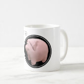 Mug Joyeux PIg Année Zodiac Anniversaire 3D personnali (Devant droit)
