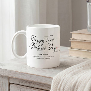 Mug Joyeux premier anniversaire de fête des mères Coll