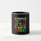 Mug Joyeux Premier Jour De Première Année (Centre)