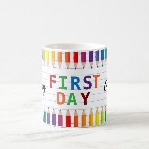 Mug Joyeux Premier Jour d'École – Amusant Retour à