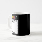 Mug Joyeux premier jour d'école Enseignant Premier jou (Devant gauche)