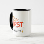 Mug Joyeux premier jour d'école Retour à l'école bébé (Devant gauche)