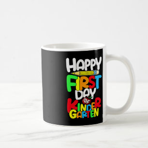 Mug Joyeux Premier Jour D'Enseignant De La Maternelle