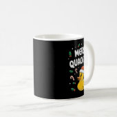 Mug Joyeux Quackmas Canard en caoutchouc Noël (Devant droit)
