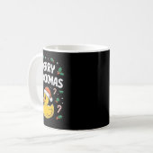 Mug Joyeux Quackmas Canard en caoutchouc Noël (Devant gauche)