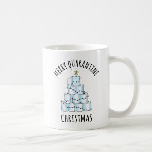 Mug Joyeux Quarantaine Arbre de Noël Papier toilette