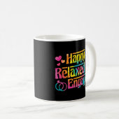 Mug Joyeux Relaxé & Engagé Fiancée Fiance Couple Enga (Devant droit)