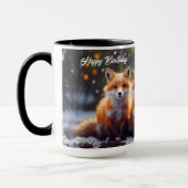Mug Joyeux Rendez-Vous Dans La Forêt De Neige (Gauche)