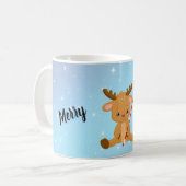 Mug Joyeux rennes de Noël (Devant gauche)