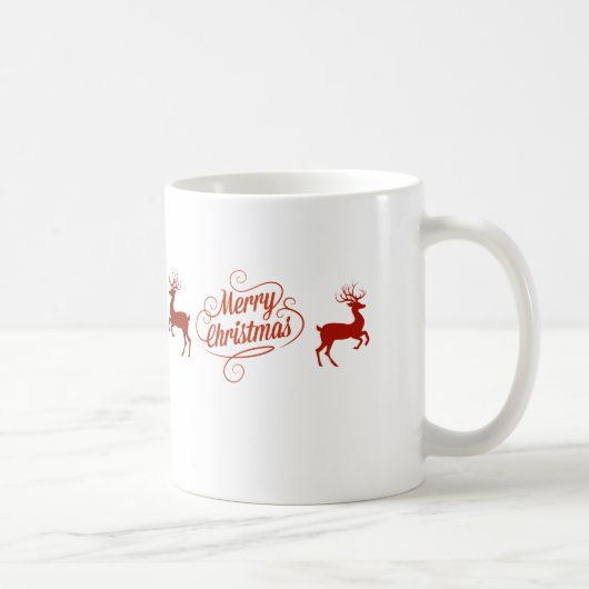 Mug Joyeux rennes de Noël (Droite)