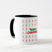 Mug Joyeux Rexmas mignon Noël drôle (Devant gauche)