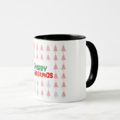 Mug Joyeux Rexmas mignon Noël drôle (Devant droit)