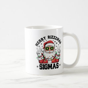 Mug Joyeux Rizz Mas Sigmas Funny Père Noël