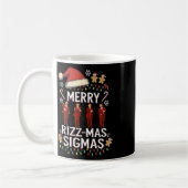 Mug Joyeux Rizz Mas Sigmas Gen Alpha Trump Noël Pj (Gauche)