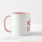 Mug Joyeux Rose Et Bright Typographie Super Noël (Gauche)