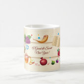 Mug Joyeux Rosh Hashanah Juif Nouvel An Miel & Pomme (Centre)