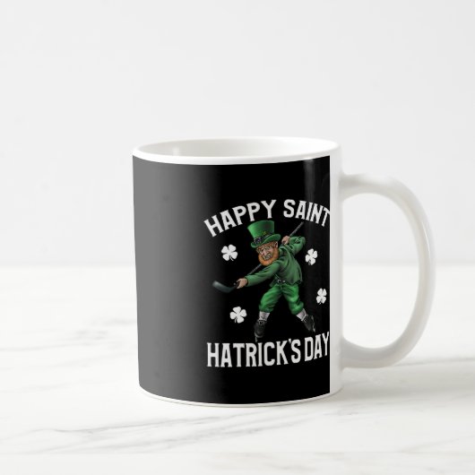 Mug Joyeux Saint Hatricks Day St Patrick's Day Hockey  (Droite)