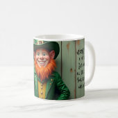 Mug Joyeux Saint Patrick's Day Leprechaun (Devant droit)