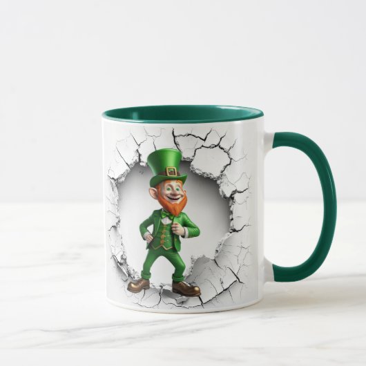 Mug Joyeux Saint Patrick's Day Leprechaun (Droite)