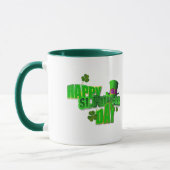 Mug Joyeux Saint Patrick's Day Leprechaun (Gauche)