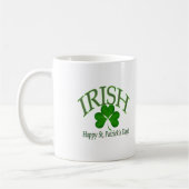 Mug Joyeux Saint-Patrick's Day Les cadeaux de Clover i (Gauche)