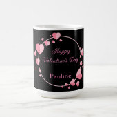 Mug Joyeux Saint-Valentin Coeur rose mignon (Centre)