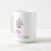 Mug Joyeux sapin de Noël Doodart (Devant gauche)