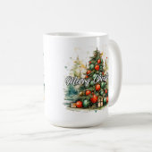 Mug Joyeux sapin de Noël | Joyeuses fêtes (Devant droit)