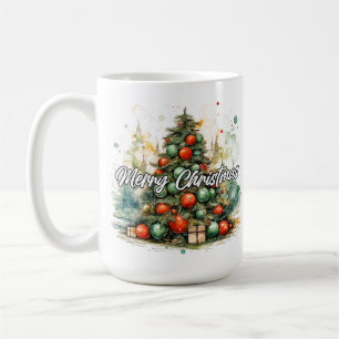Mug Joyeux sapin de Noël Joyeuses fêtes