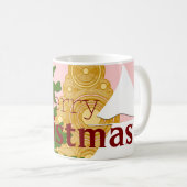 Mug Joyeux sapin rose (Devant droit)