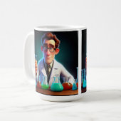 Mug Joyeux scientifique anniversaire (Devant gauche)