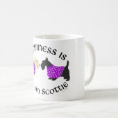 Mug Joyeux Scottie roux et noir (Devant droit)