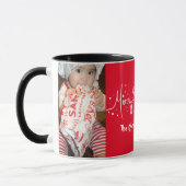 Mug Joyeux script de Noël à la main (Gauche)