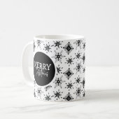 Mug Joyeux script de Noël Flèches noires (Devant gauche)