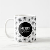 Mug Joyeux script de Noël Flèches noires (Gauche)